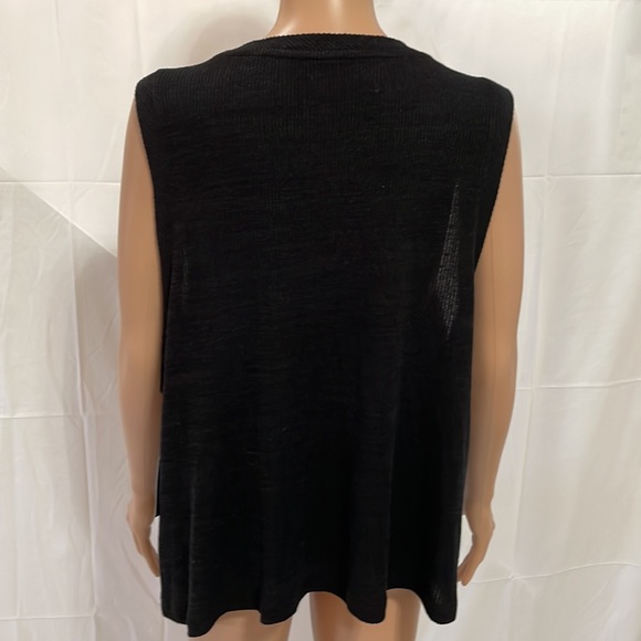 Luck Brand Cloud Jersey Relaxed Tank Top - Picture 6 of 8